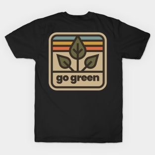 Go Green Retro Life T-Shirt